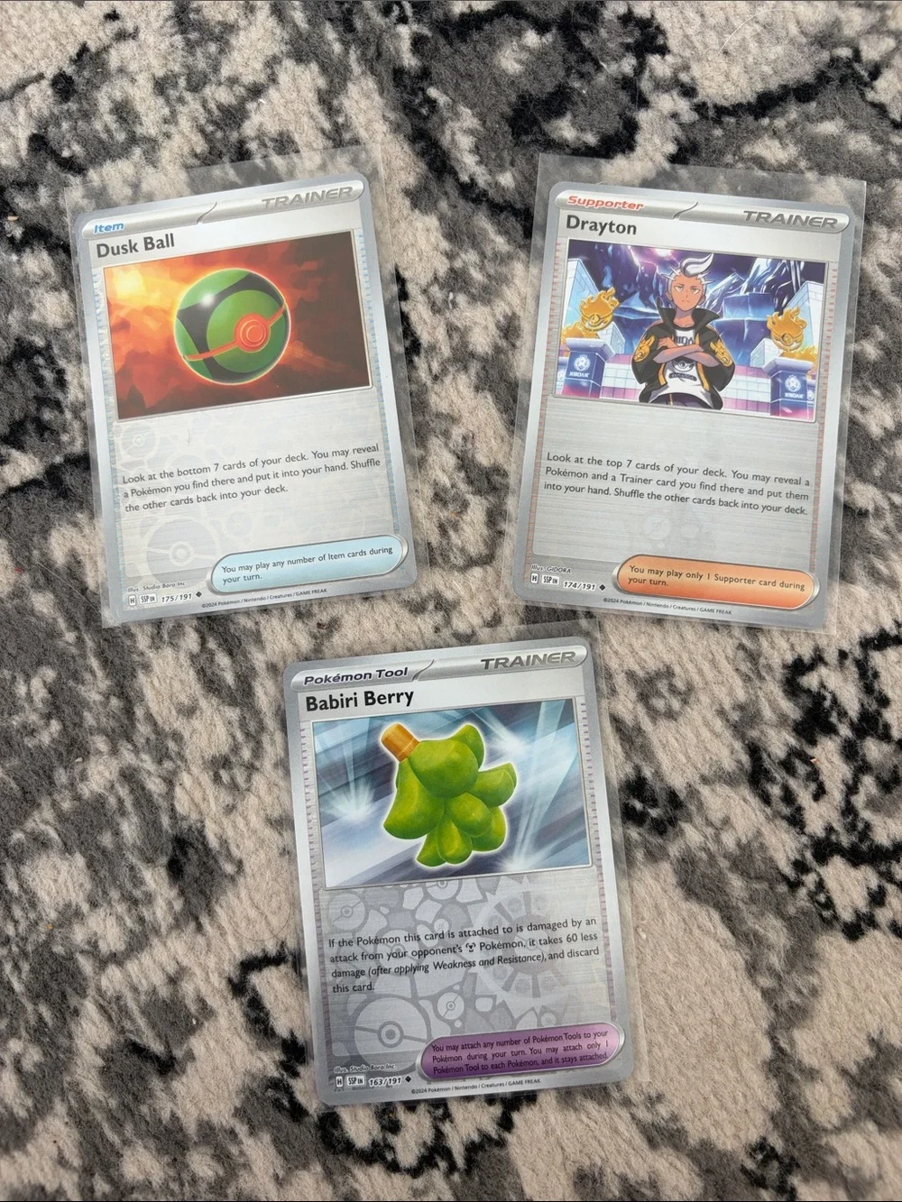 Pokémon Surging Sparks Reverse Holo Trainer Lot 12 Cards | ✨5/$25✨